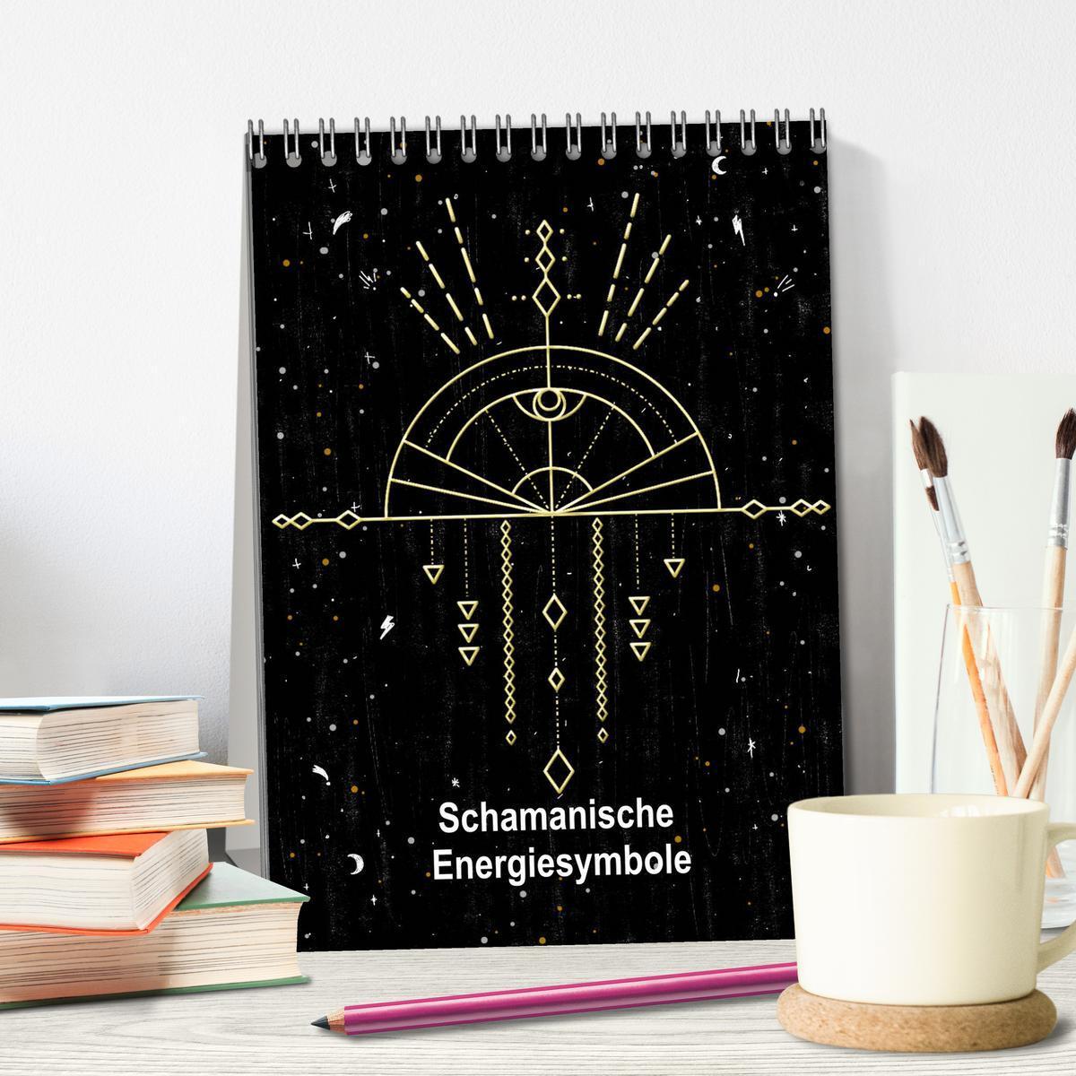 Bild: 9783435968473 | Schamanische Energiesymbole (Tischkalender 2025 DIN A5 hoch),...