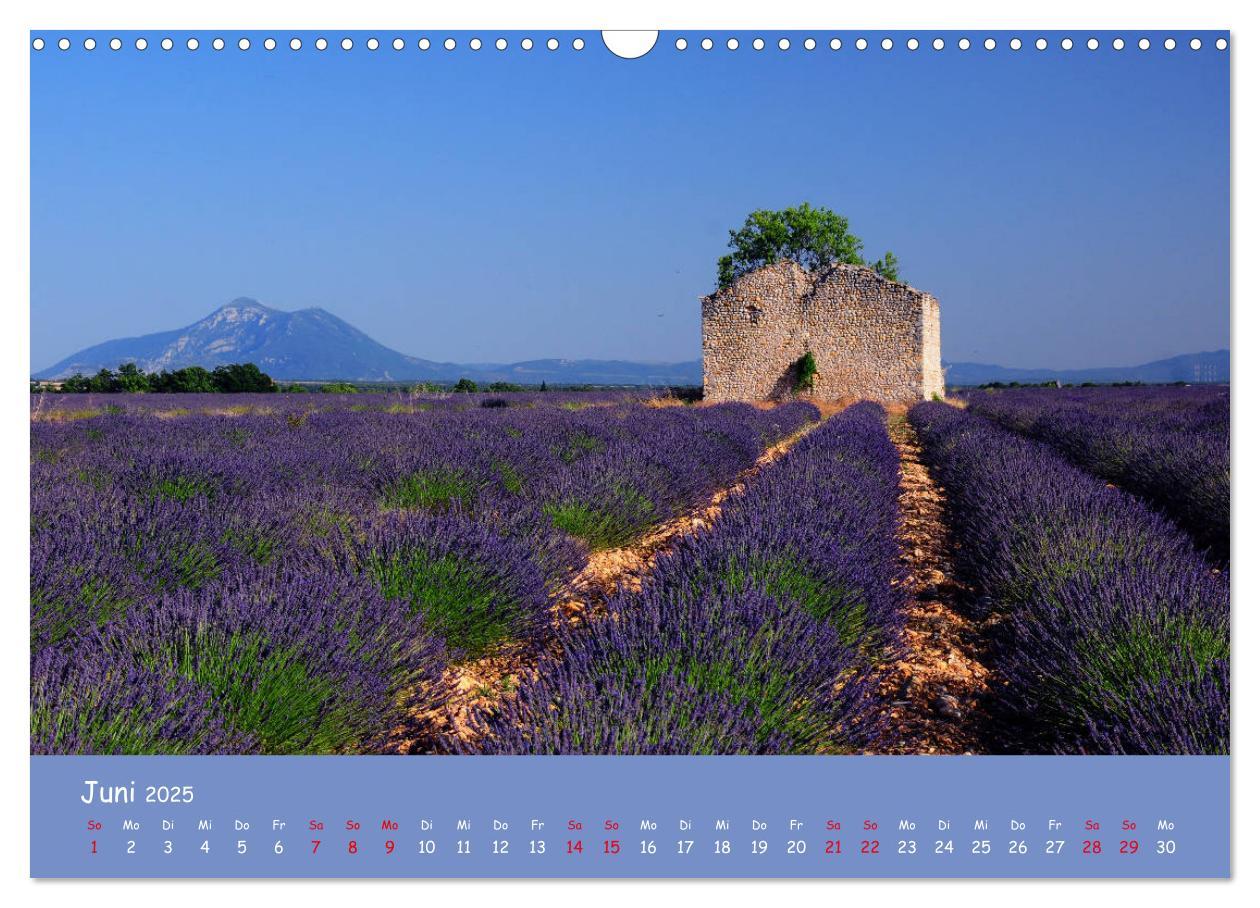 Bild: 9783435349326 | Quer durch Südfrankreich (Wandkalender 2025 DIN A3 quer), CALVENDO...