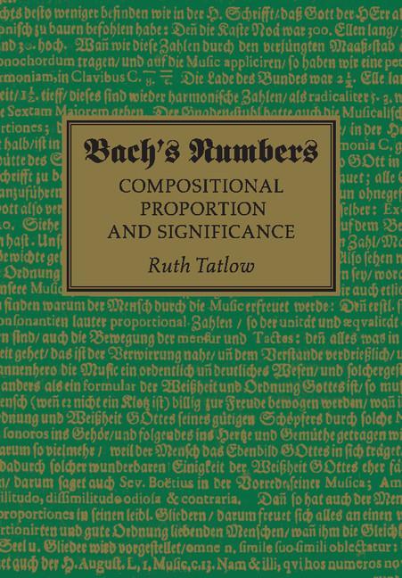 Cover: 9781107459694 | Bach's Numbers | Ruth Tatlow | Taschenbuch | Paperback | Buch | 2016