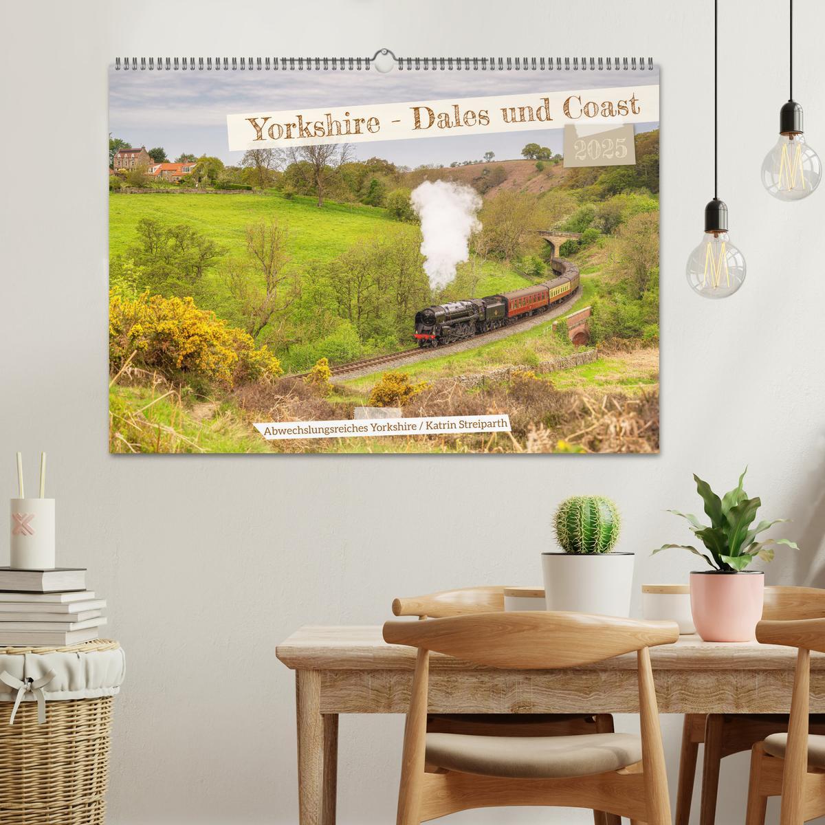 Bild: 9783383789755 | Yorkshire - Dales und Coast (Wandkalender 2025 DIN A2 quer),...