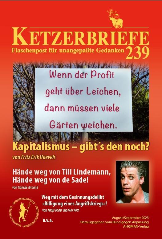 Cover: 9783894843038 | Kapitalismus - gibt´s den noch? | Fritz Erik Hoevels (u. a.) | Buch