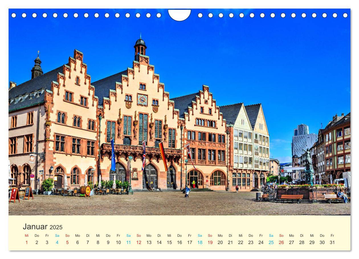 Bild: 9783435464609 | Frankfurt am Main - Finanzen und Geschichte (Wandkalender 2025 DIN...