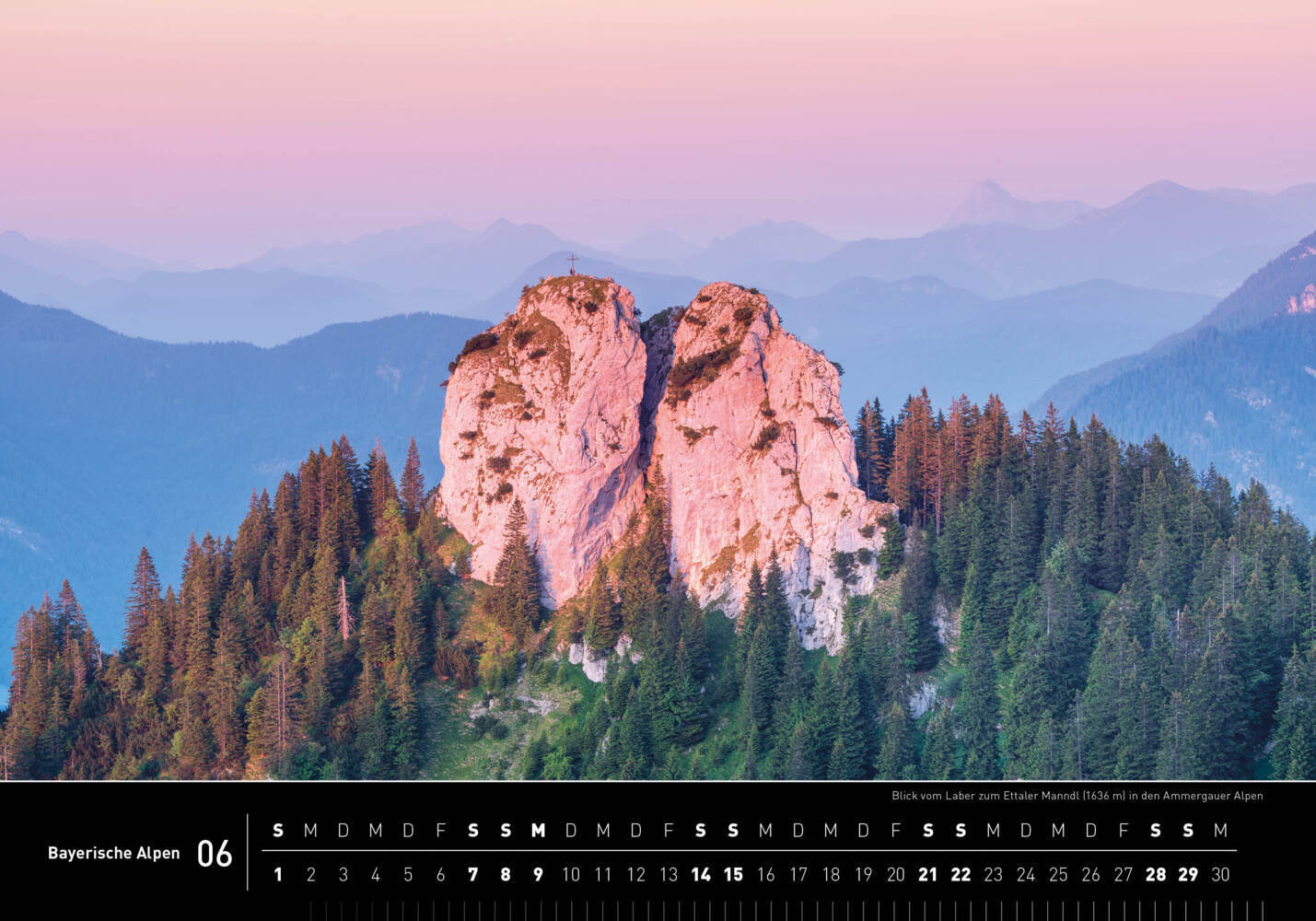 Bild: 9783968555423 | 360° Bayerische Alpen Premiumkalender 2025 | Christian Bäck | Kalender