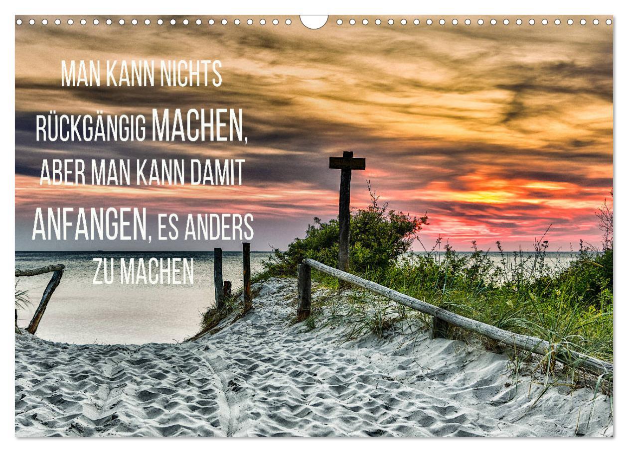 Bild: 9783435123155 | Motivation und Meer (Wandkalender 2025 DIN A3 quer), CALVENDO...