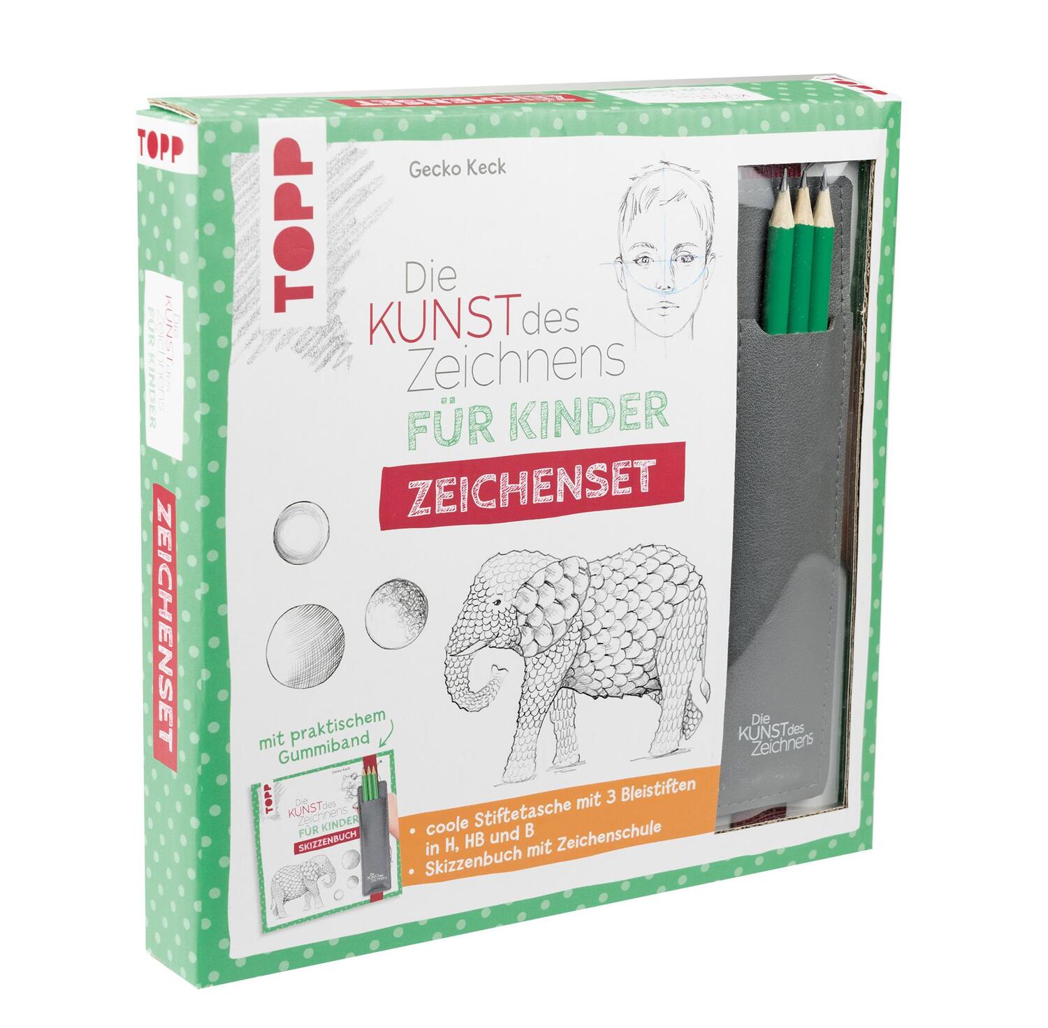 Cover: 9783772471889 | Die Kunst des Zeichnens für Kinder Zeichenset | Gecko Keck | Buch