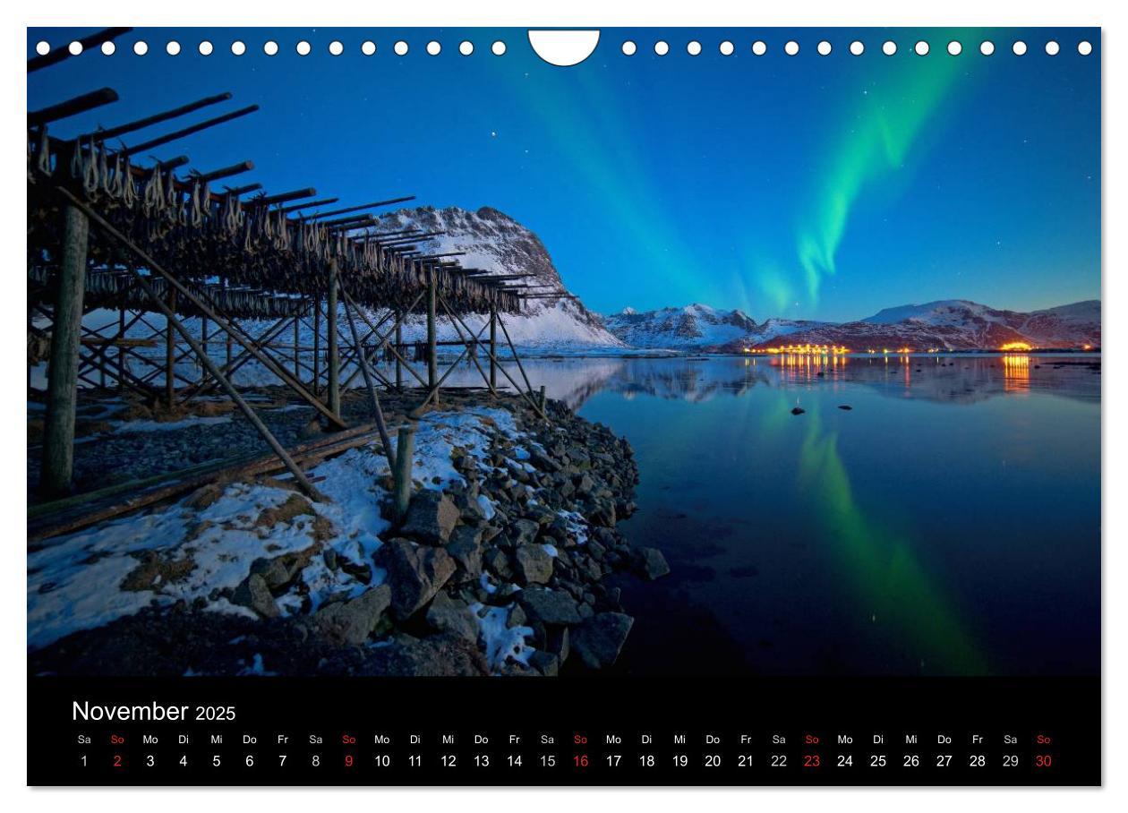 Bild: 9783435802395 | Norwegen (Wandkalender 2025 DIN A4 quer), CALVENDO Monatskalender