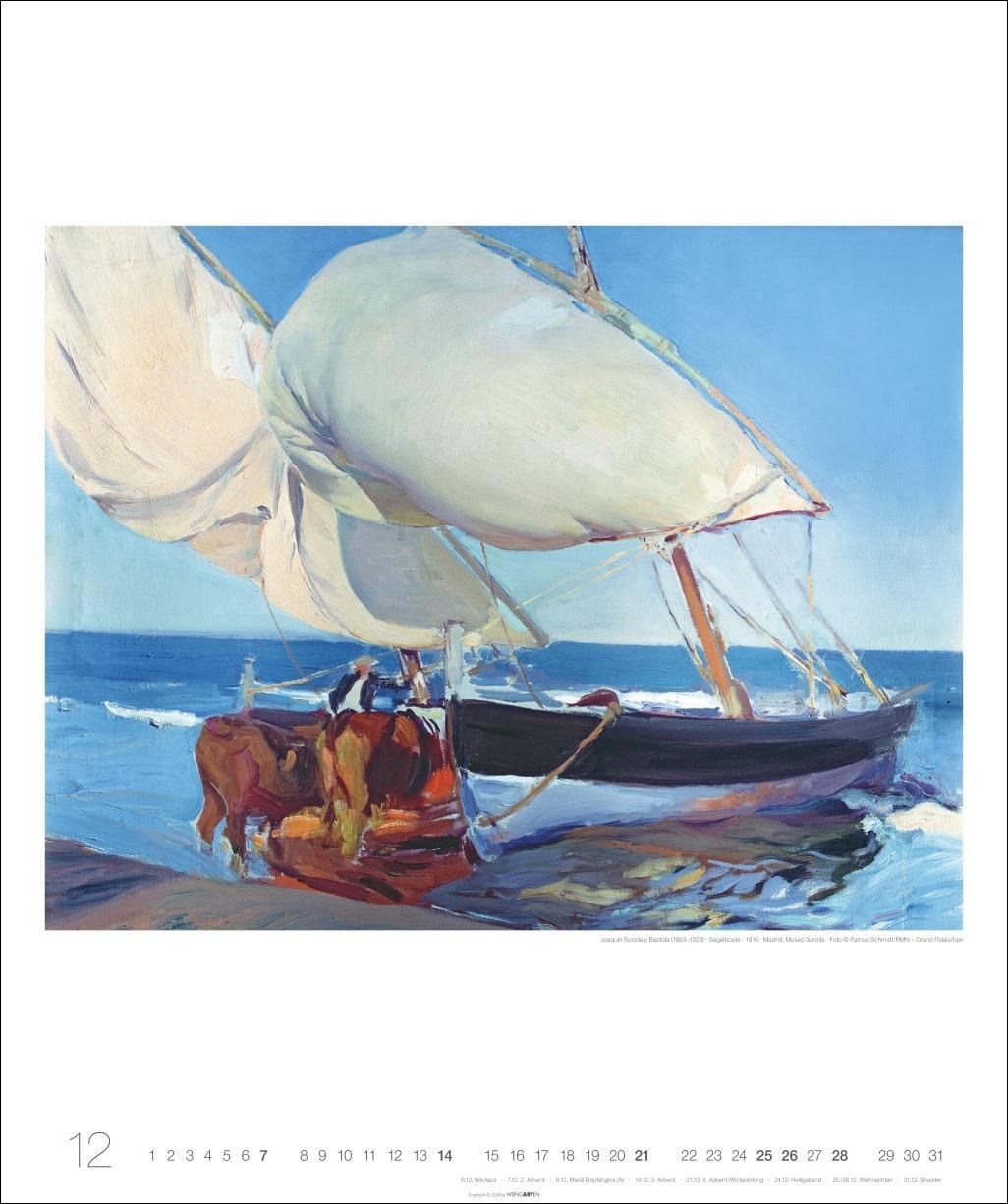 Bild: 9783839901267 | Joaquín Sorolla Edition Kalender 2025 - Sommer · Sonne · Meer | 14 S.