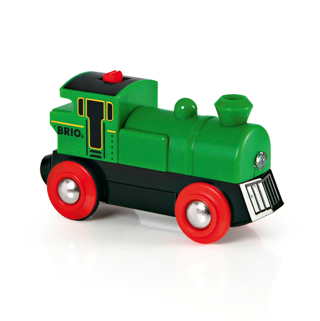 Bild: 7312350335958 | BRIO World 33595 Speedy Green Batterielok - Inklusive Scheinwerfer,...