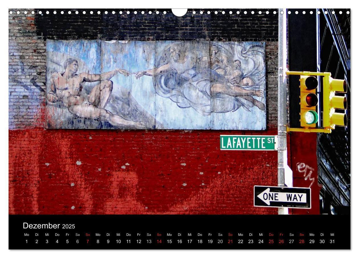 Bild: 9783435814060 | New York Street Art Kalender (Wandkalender 2025 DIN A3 quer),...