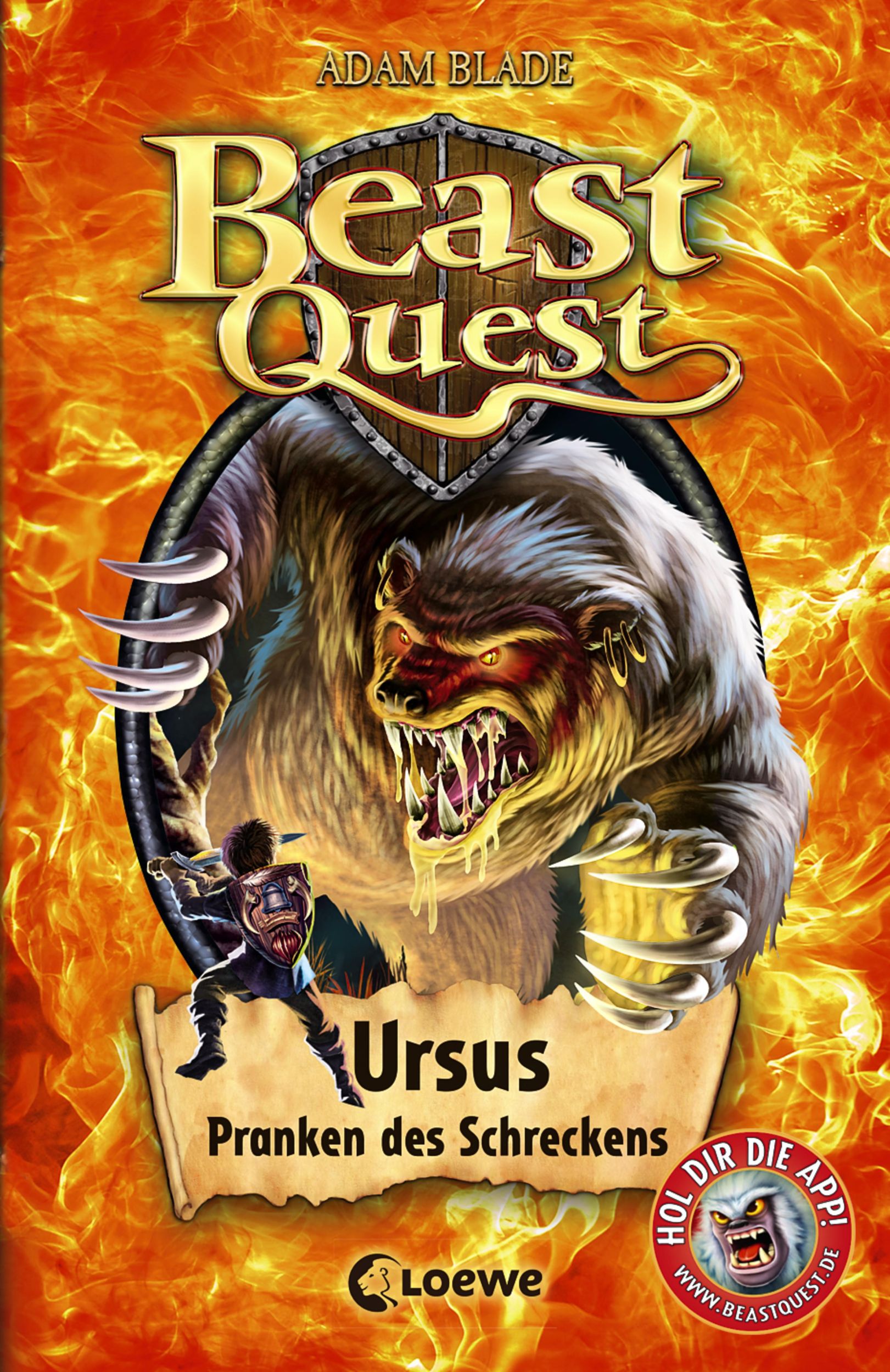 Cover: 9783785589557 | Beast Quest 49 - Ursus, Pranken des Schreckens | Band 49 | Adam Blade