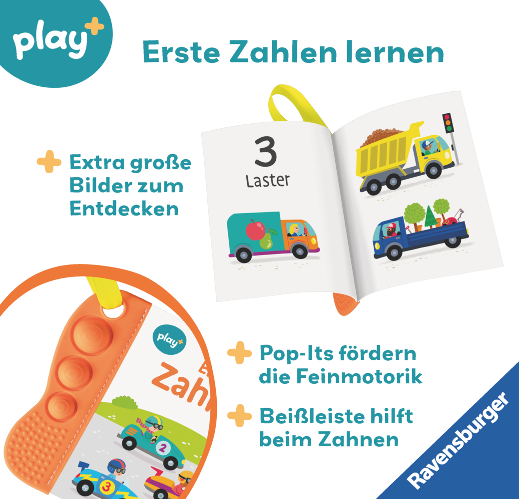 Bild: 9783473456321 | Ravensburger Play+ flip&amp;pop: Erste Zahlen (Mein allererstes...