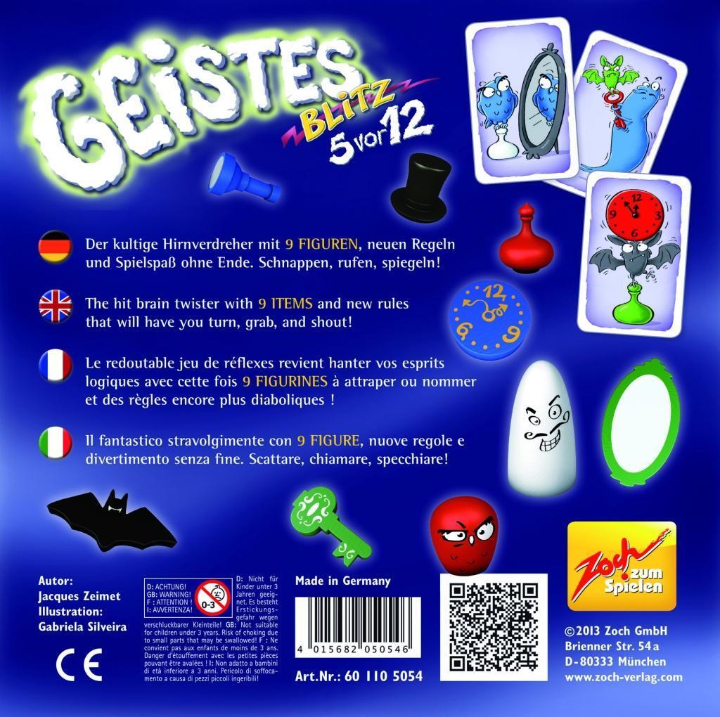 Bild: 4015682050546 | Geistesblitz 5 vor 12 | Jacques Zeimet | Spiel | Deutsch | 2013 | Zoch