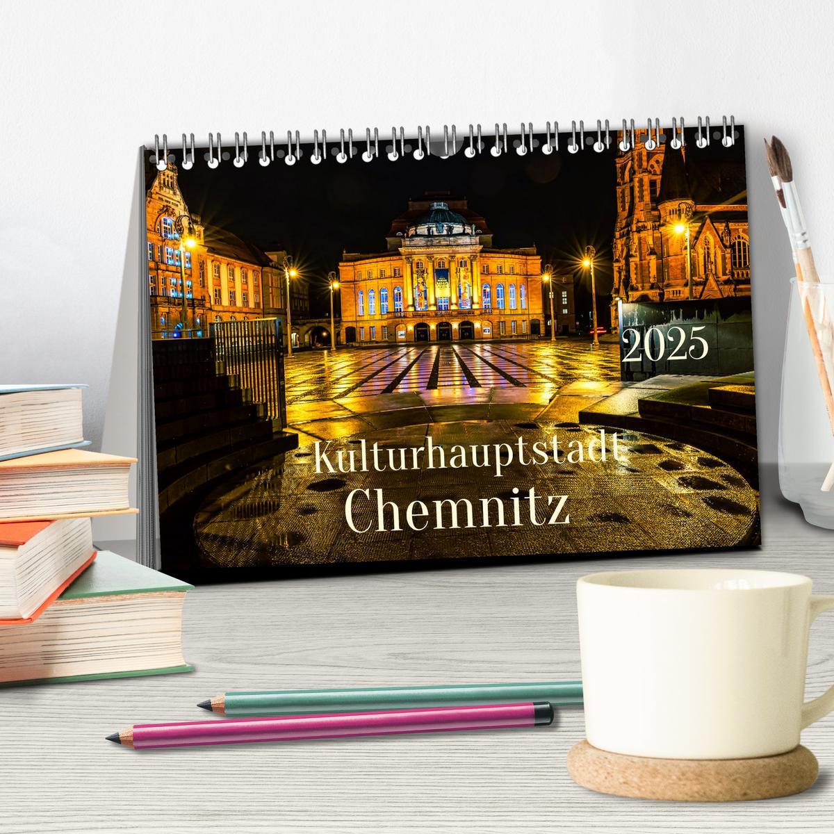 Bild: 9783383978272 | Kulturhauptstadt Chemnitz (Tischkalender 2025 DIN A5 quer),...