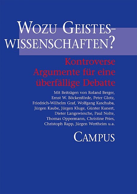 Cover: 9783593373362 | Wozu Geisteswissenschaften? | Florian Keisinger (u. a.) | Taschenbuch