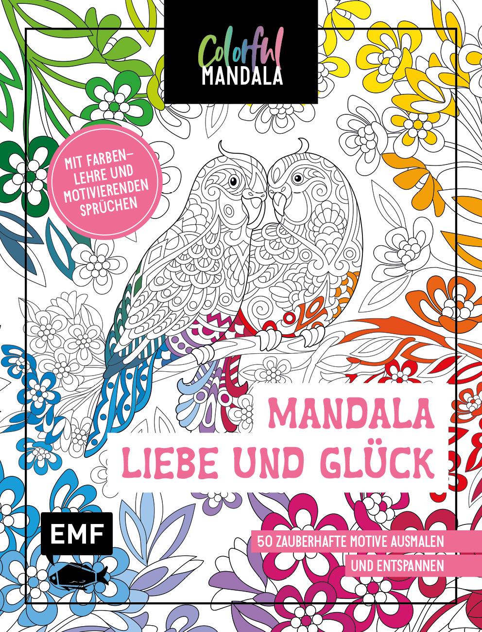 Cover: 9783745907360 | Colorful Mandala - Mandala - Liebe und Glück | Taschenbuch | 96 S.