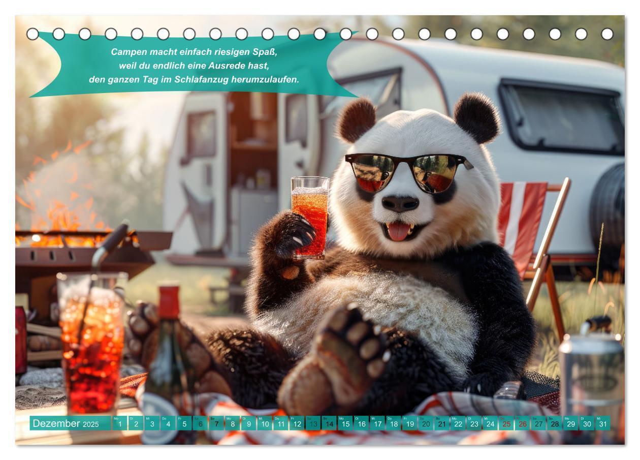 Bild: 9783457181966 | Der tierisch lustige Camping-Kalender (Tischkalender 2025 DIN A5...