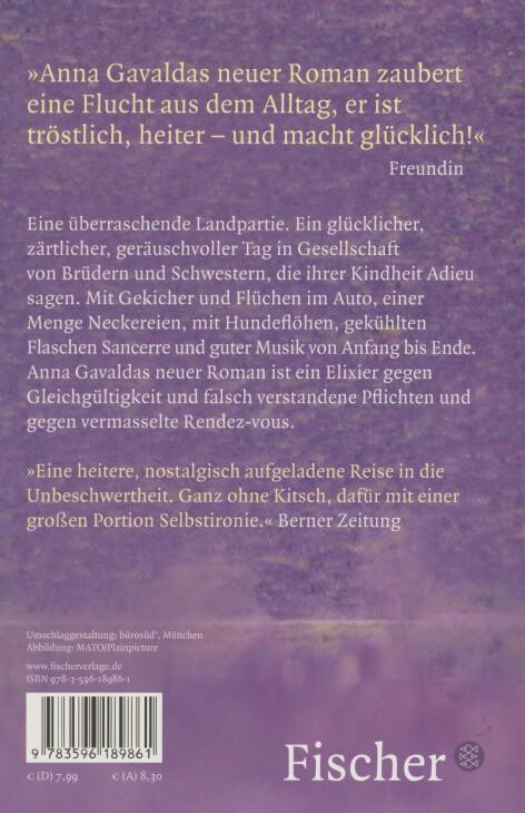 Rückseite: 9783596189861 | Ein geschenkter Tag | Roman | Anna Gavalda | Taschenbuch | Paperback