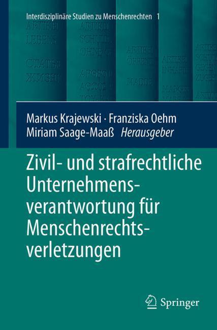 Cover: 9783662550151 | Zivil- und strafrechtliche Unternehmensverantwortung für...