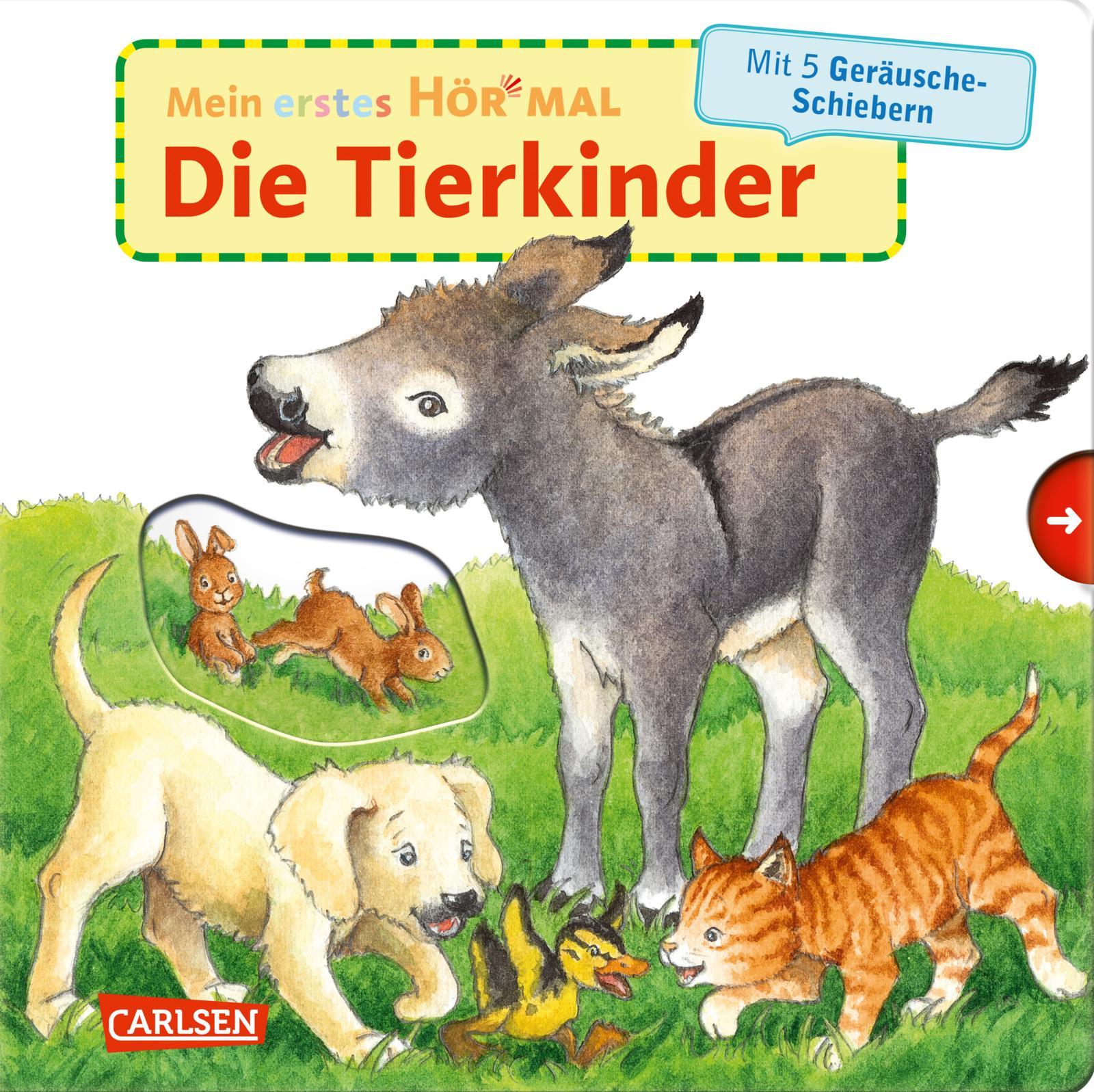 Cover: 9783551254733 | Mein erstes Hör mal (Soundbuch ab 1 Jahr): Die Tierkinder | Trapp