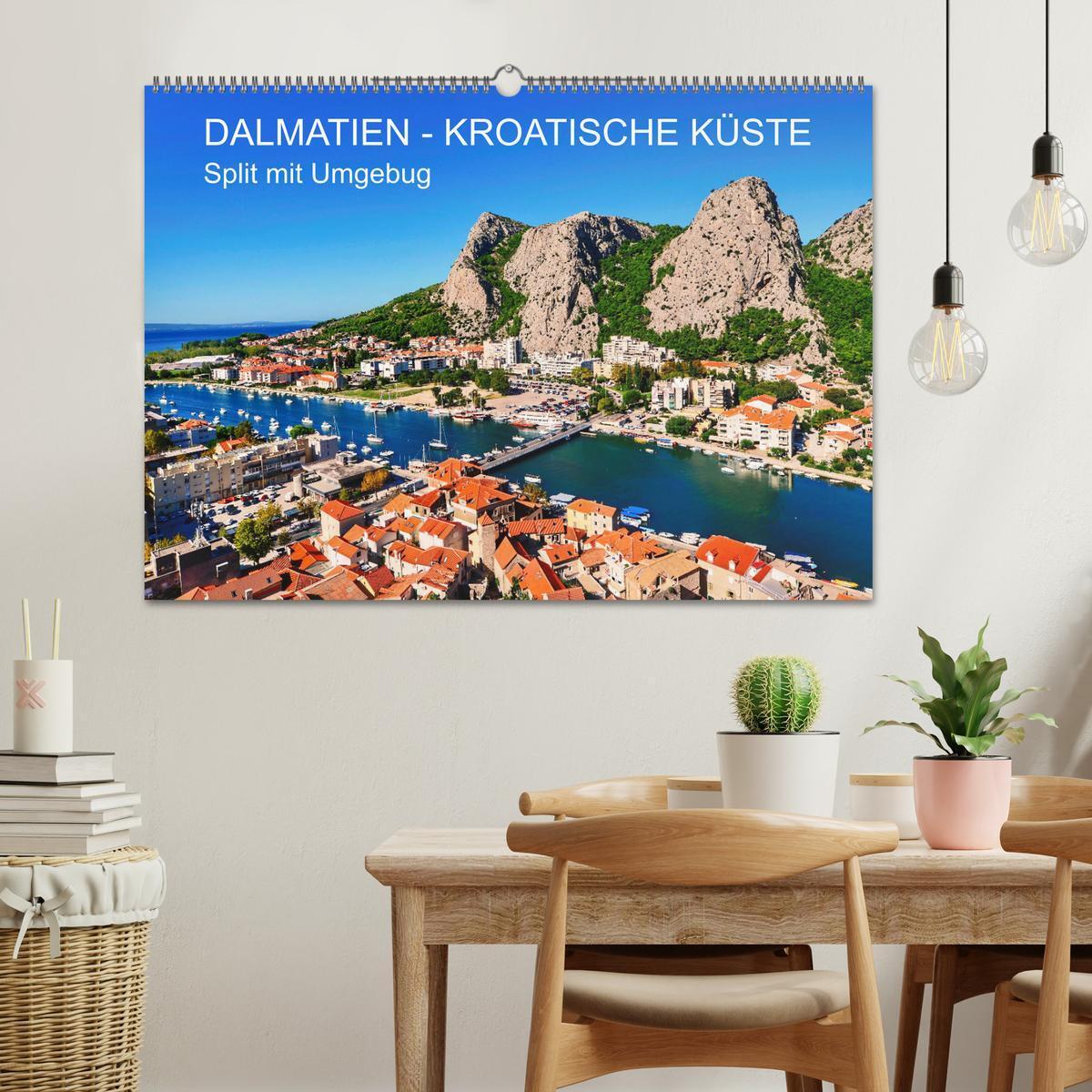 Bild: 9783383772931 | DALMATIEN - KROATISCHE KÜSTE - Split mit Umgebung (Wandkalender...