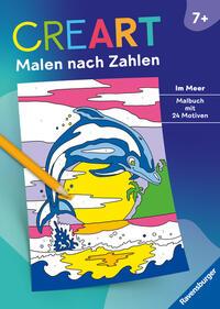 Cover: 9783473488629 | Ravensburger CreArt Malen nach Zahlen ab 7: Im Meer, Malbuch, 24...