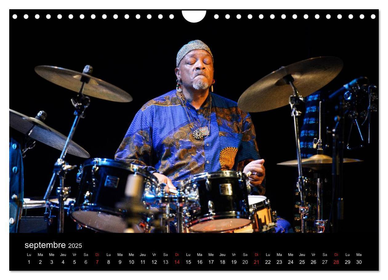 Bild: 9781325964840 | Jazz drums (Calendrier mural 2025 DIN A4 vertical), CALVENDO...