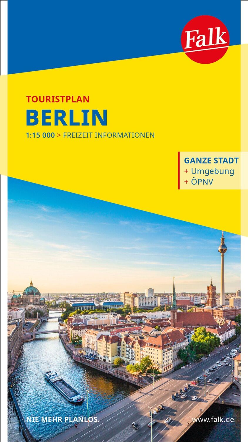 Cover: 9783827900661 | Falk Touristplan Berlin 1:15.000 | (Land-)Karte | Deutsch | 2024