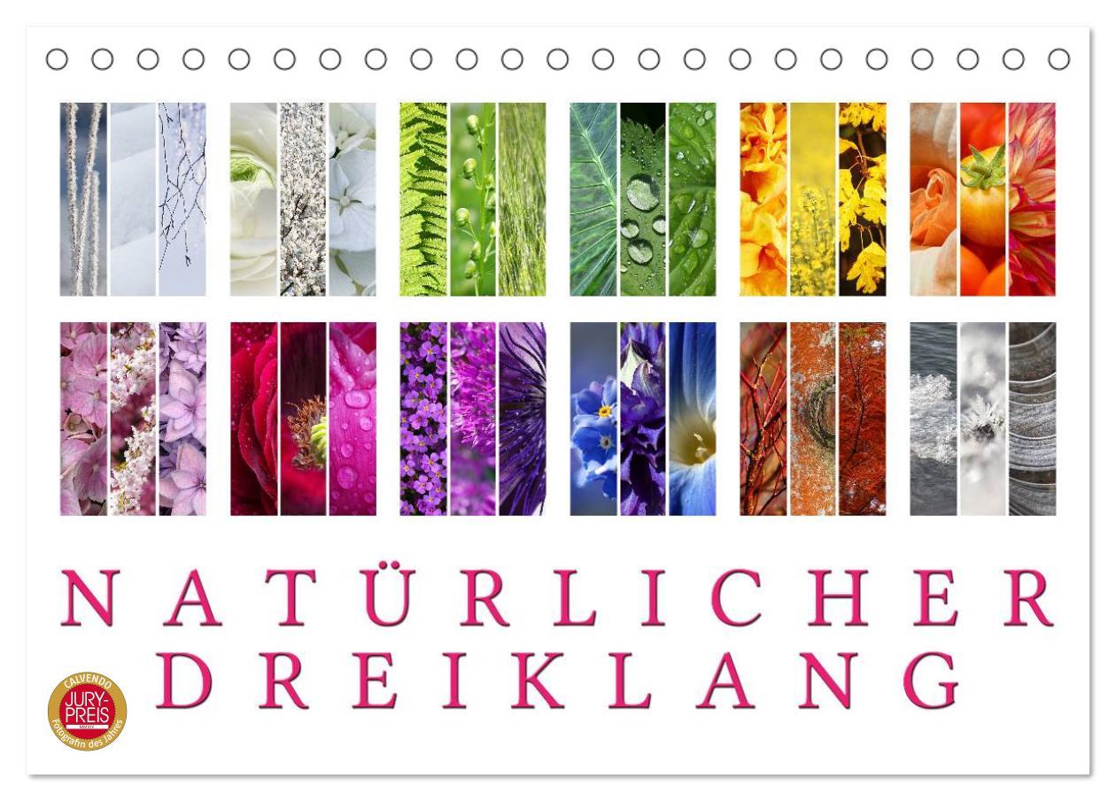 Cover: 9783435627455 | Natürlicher Dreiklang (Tischkalender 2025 DIN A5 quer), CALVENDO...