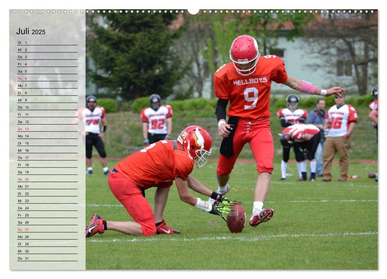 Bild: 9783435551330 | Sport. American Football (Wandkalender 2025 DIN A2 quer), CALVENDO...