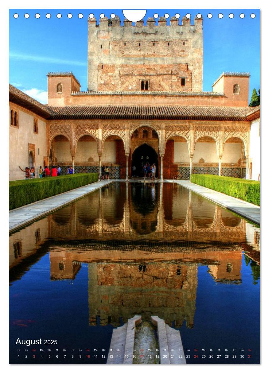 Bild: 9783457031278 | Die Alhambra (Wandkalender 2025 DIN A4 hoch), CALVENDO Monatskalender