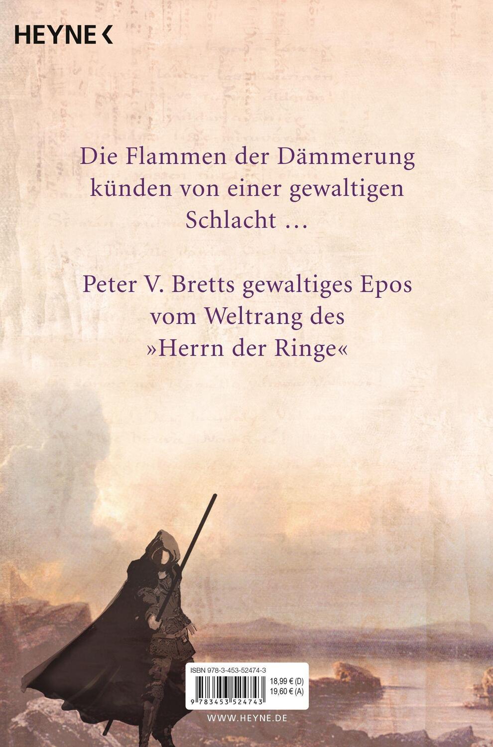 Bild: 9783453524743 | Die Flammen der Dämmerung | Peter V. Brett | Taschenbuch | Deutsch