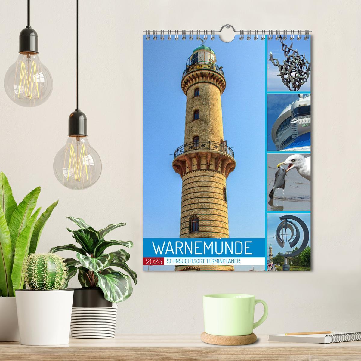 Bild: 9783435881901 | Sehnsuchtsort Warnemünde (Wandkalender 2025 DIN A4 hoch), CALVENDO...