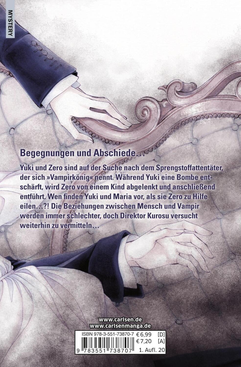 Rückseite: 9783551738707 | Vampire Knight - Memories 4 | Matsuri Hino | Taschenbuch | 192 S.