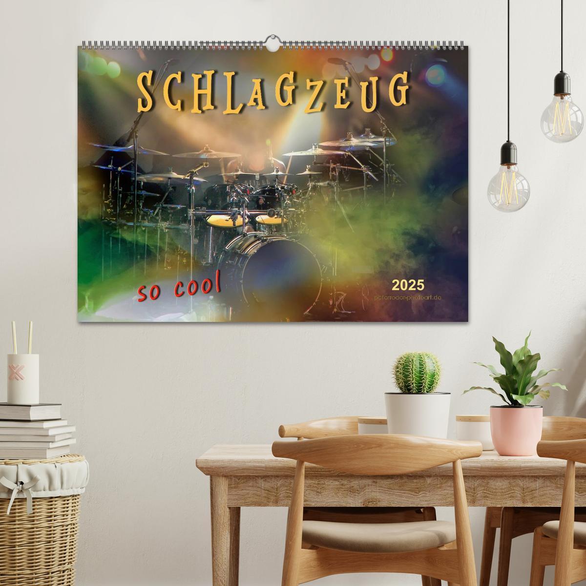 Bild: 9783435464821 | Schlagzeug - so cool (Wandkalender 2025 DIN A2 quer), CALVENDO...