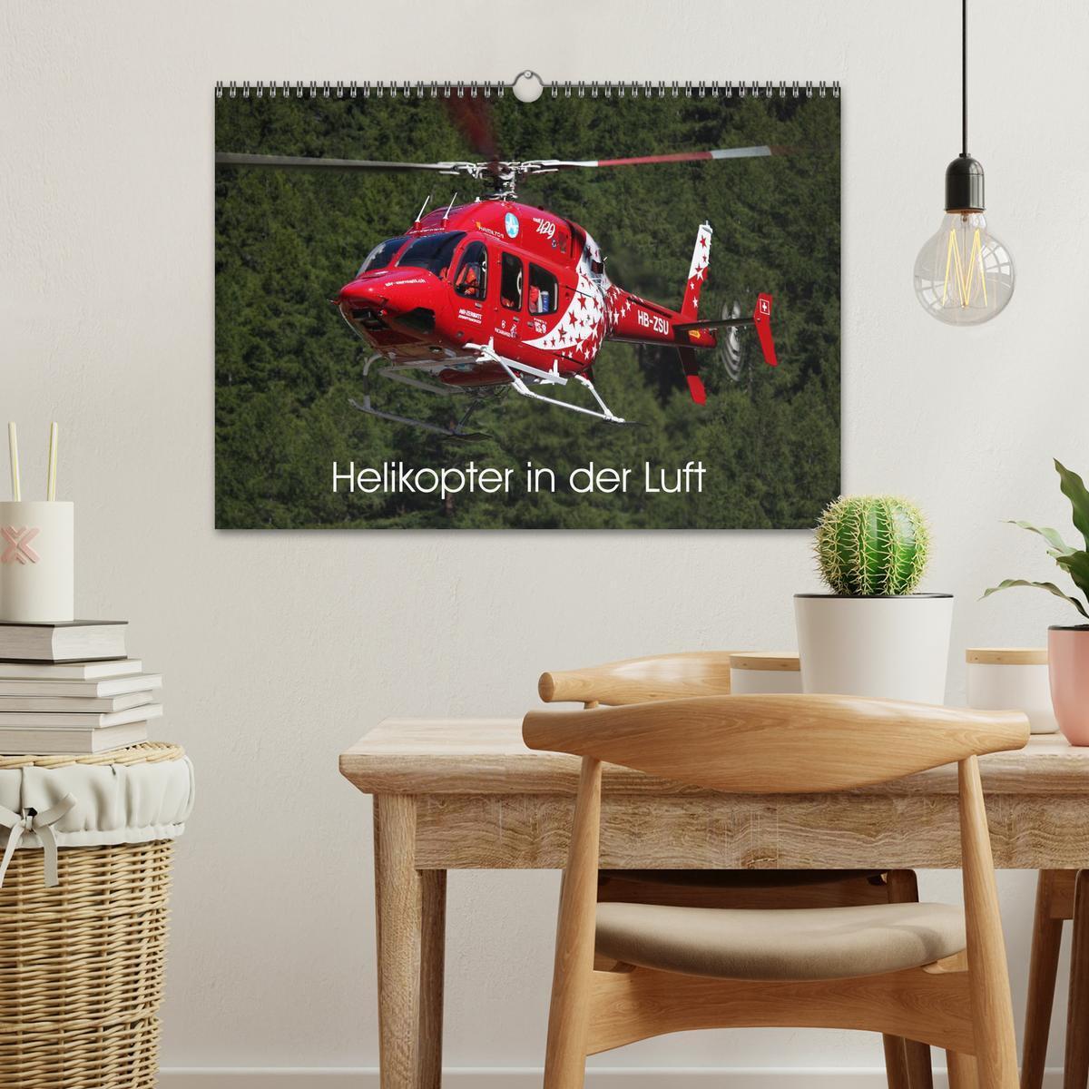 Bild: 9783435634866 | Helikopter in der Luft (Wandkalender 2025 DIN A3 quer), CALVENDO...