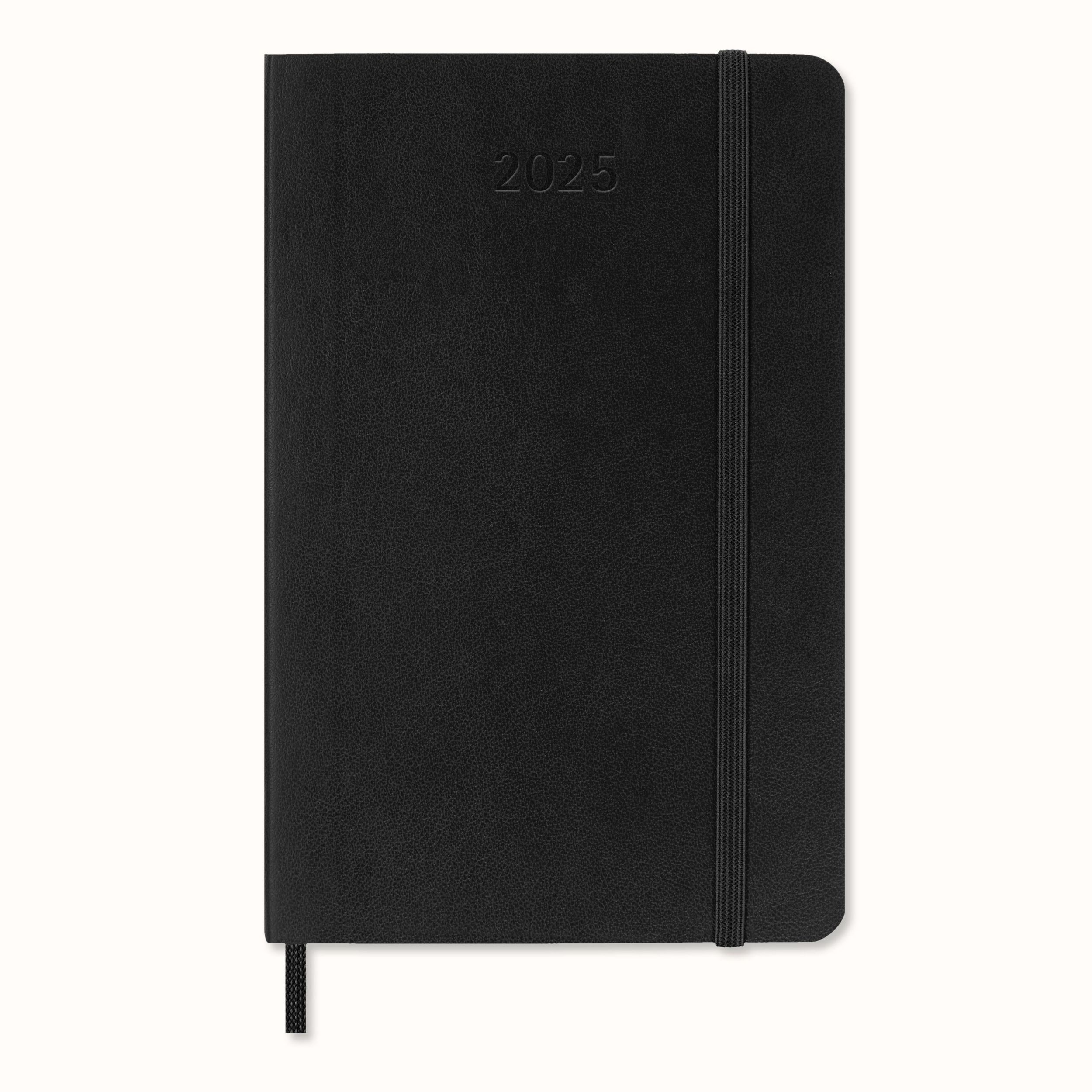 Cover: 8056999270223 | Moleskine Tageskalender P/A6 Schwarz 2025 | Kalender | 400 S. | 2025