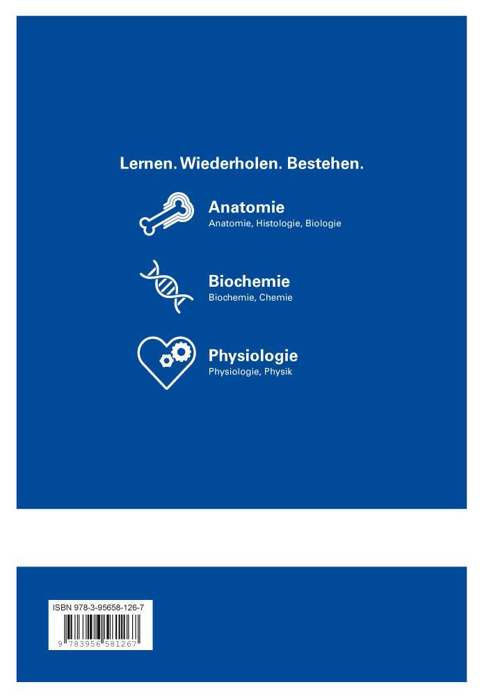 Rückseite: 9783956581267 | MEDI-LEARN Skript - Mündliche Prüfung | Vorklinik &amp; Physikum | GbR