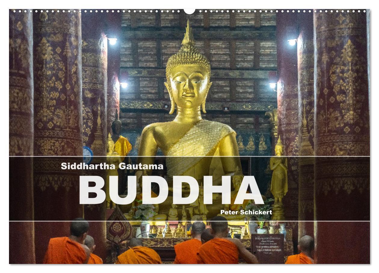 Cover: 9783383801662 | Siddhartha Gautama - Buddha (Wandkalender 2025 DIN A2 quer),...