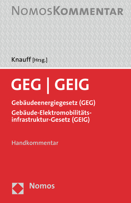 Cover: 9783848771776 | GEG - GEIG | Matthias Knauff | Buch | 737 S. | Deutsch | 2022 | Nomos