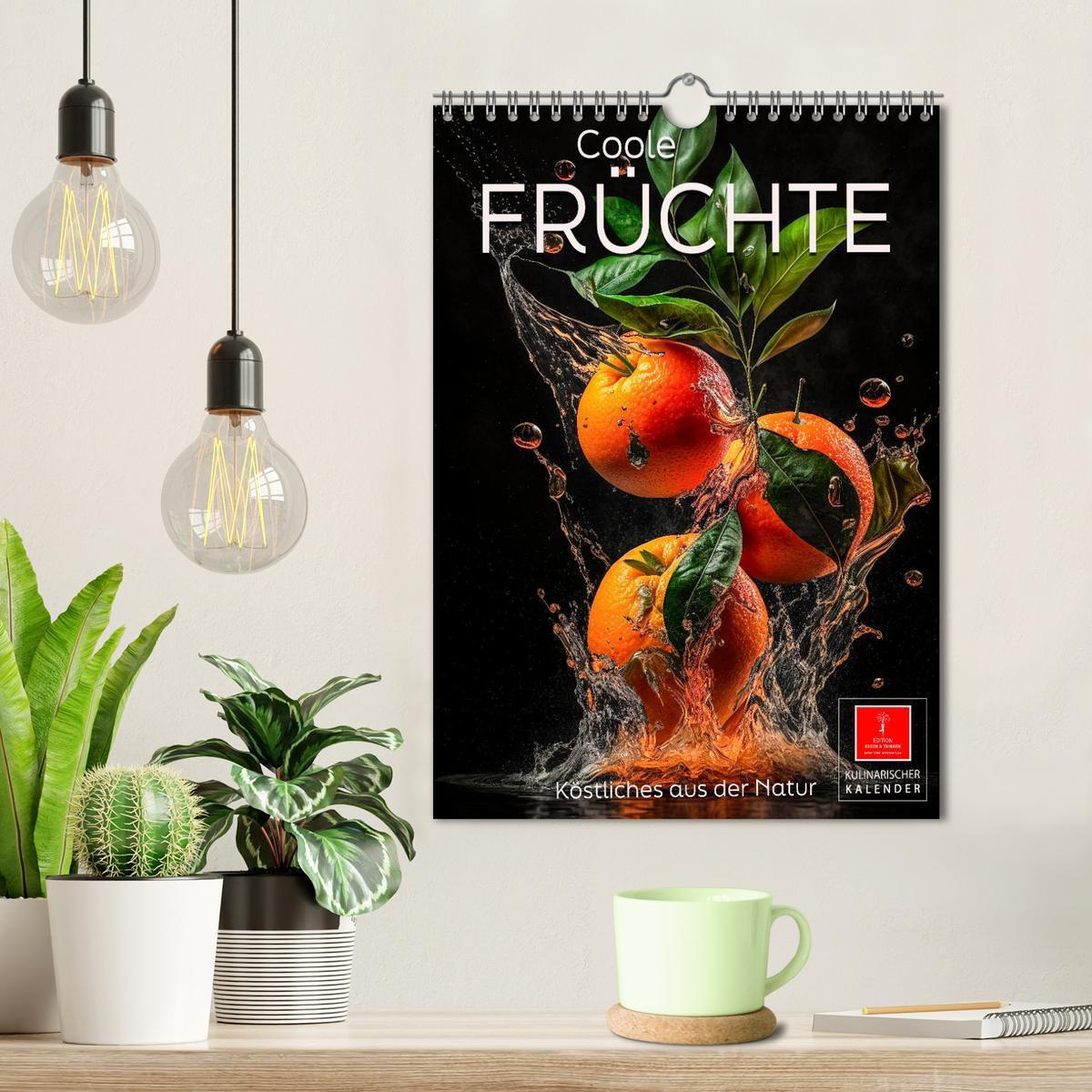 Bild: 9783435885060 | Coole Früchte (Wandkalender 2025 DIN A4 hoch), CALVENDO Monatskalender