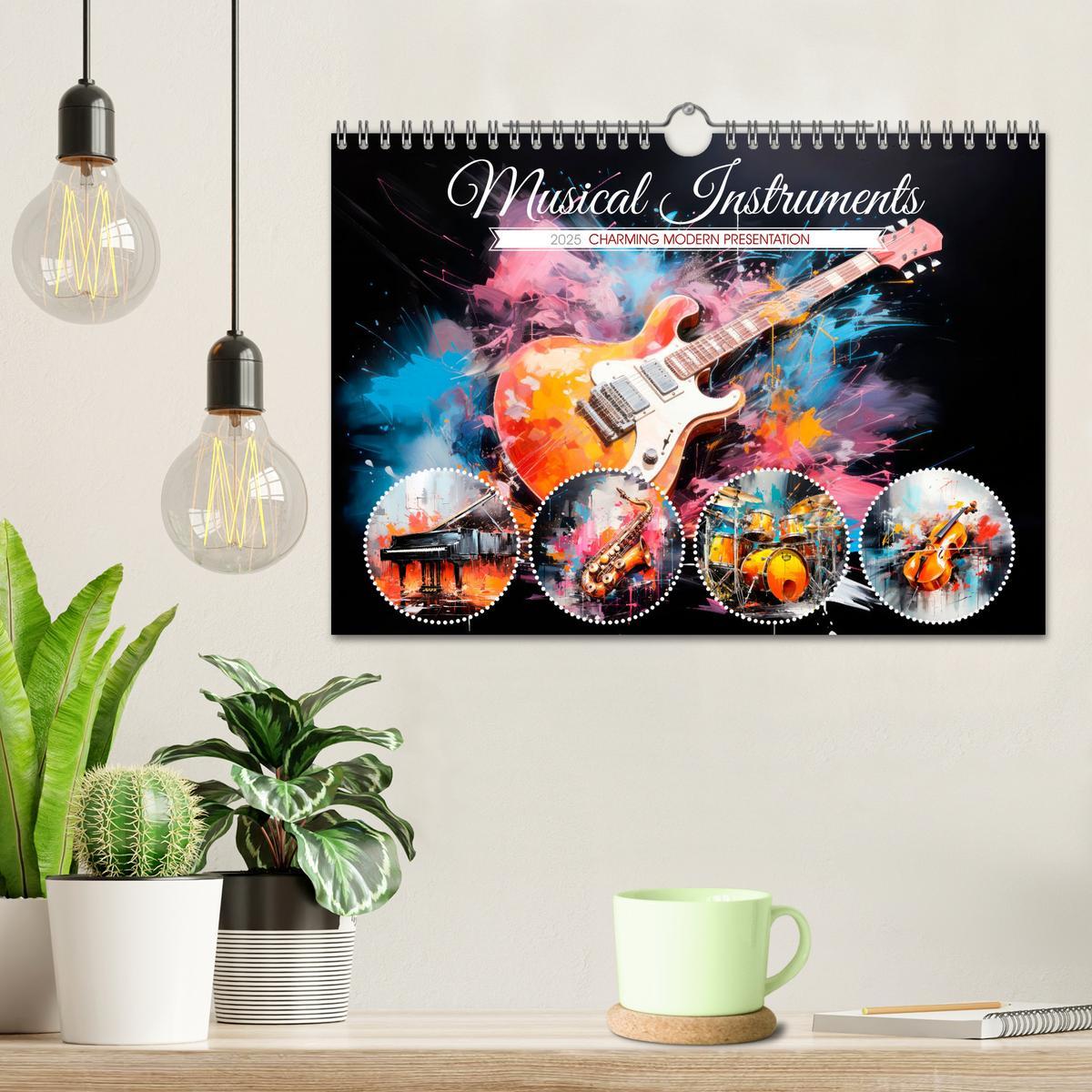 Bild: 9781325999873 | Musical Instruments CHARMING MODERN PRESENTATION (Wall Calendar...