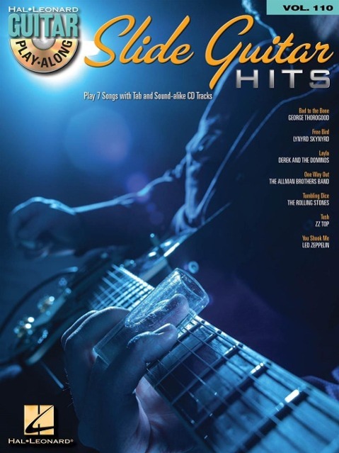 Cover: 884088312152 | Slide Guitar Hits Guitar Play-Along Volume 110 - Book/Online Audio