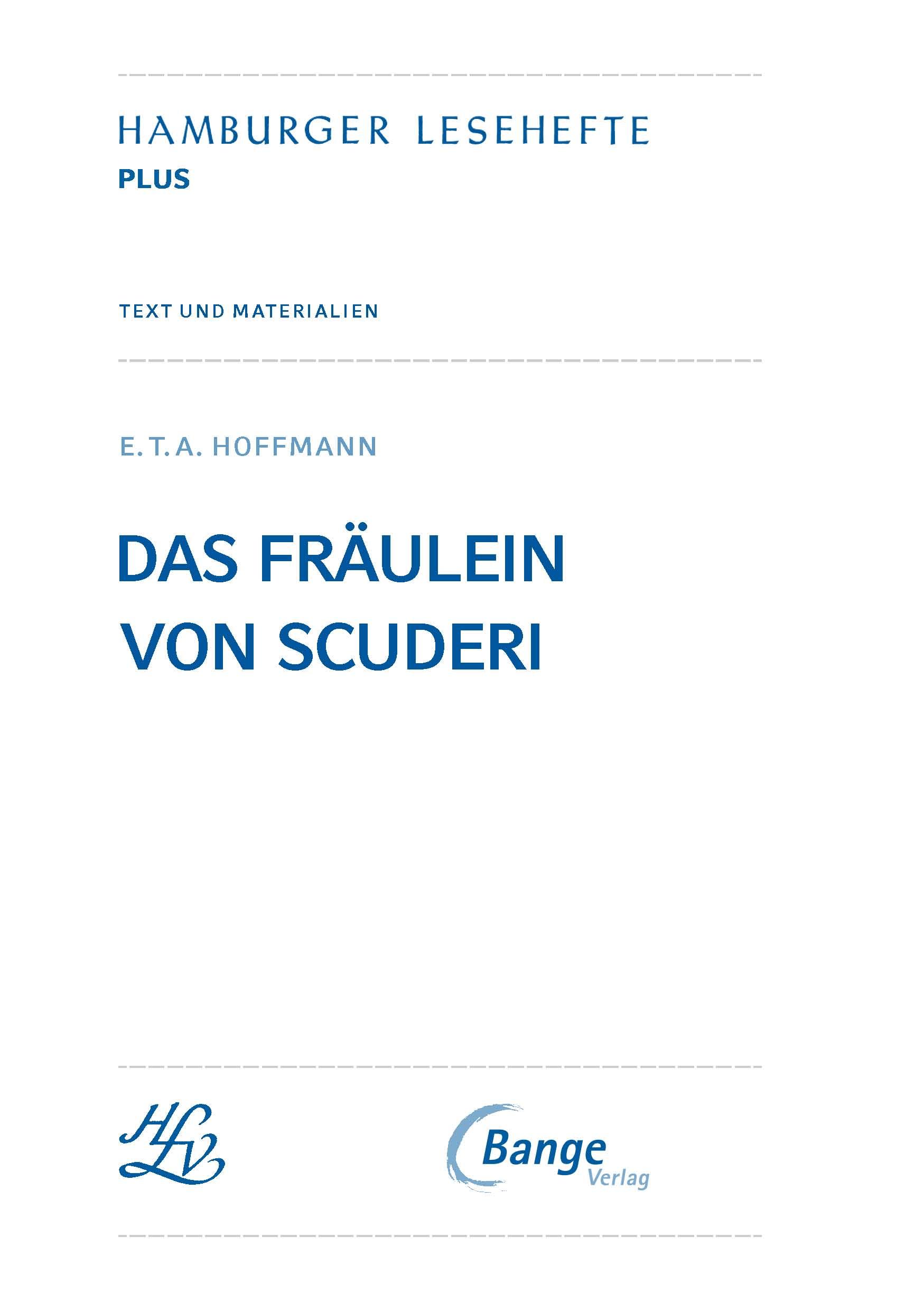 Bild: 9783804425736 | Das Fräulein von Scuderi (Textausgabe) | Hoffmann | Taschenbuch | 2022