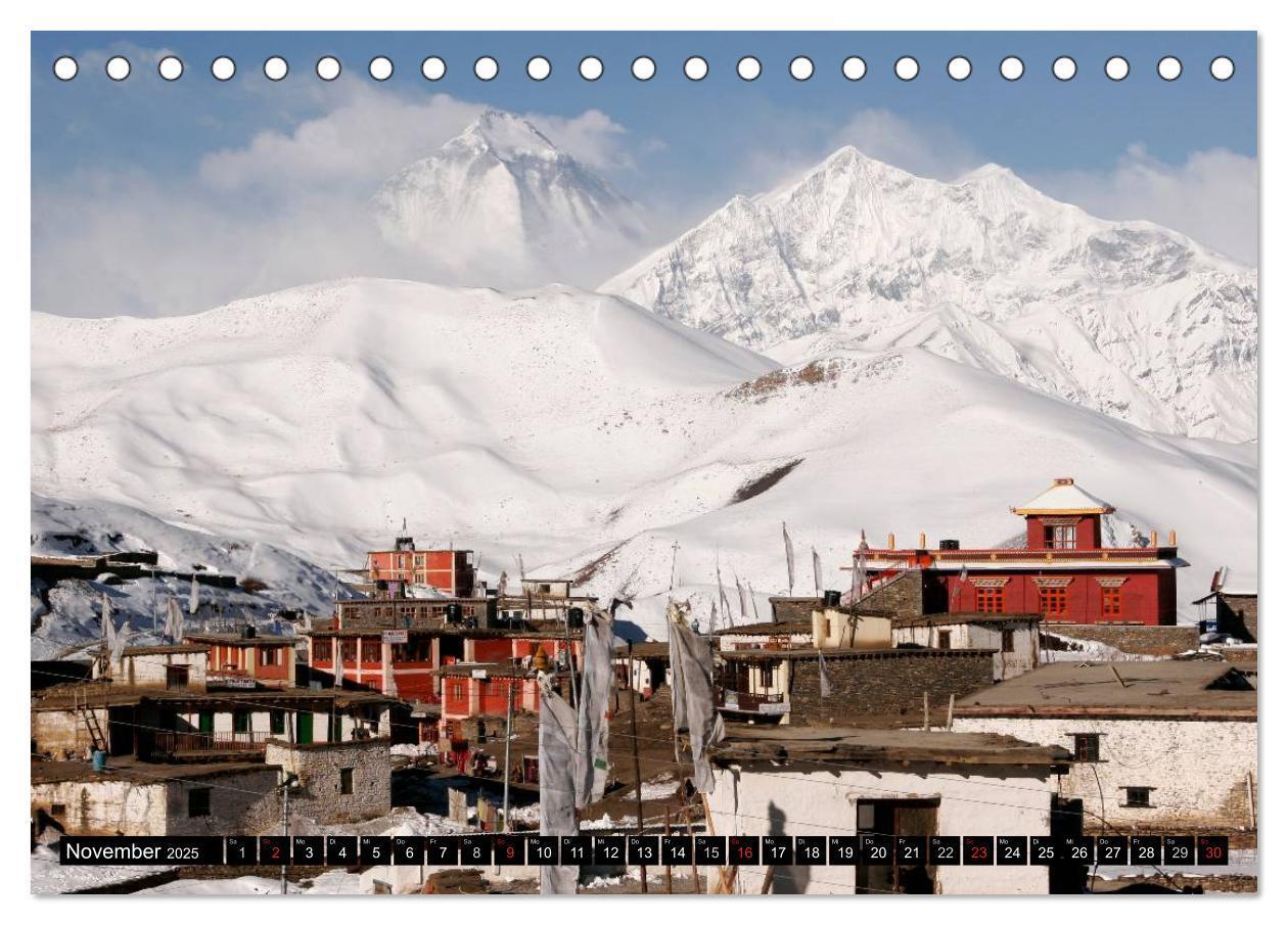 Bild: 9783435723492 | Nepal (Tischkalender 2025 DIN A5 quer), CALVENDO Monatskalender | 2025