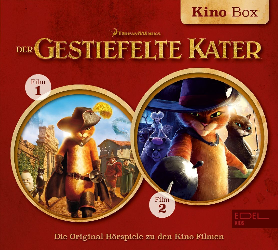 Cover: 4029759186632 | Der gestiefelte Kater - Kino-Box (1 + 2) | Audio-CD | 2 CDs | Deutsch