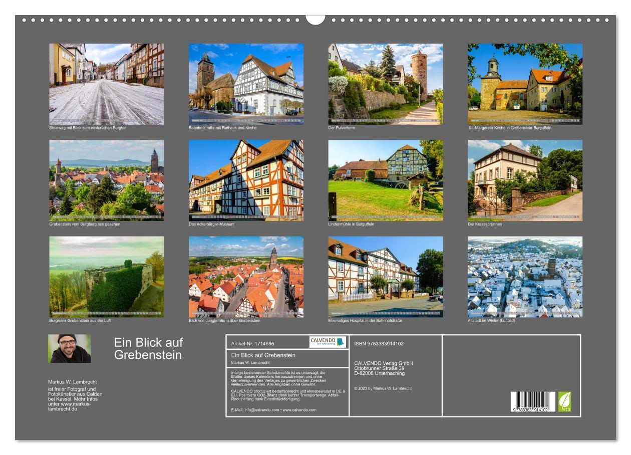 Bild: 9783383914102 | Ein Blick auf Grebenstein (Wandkalender 2025 DIN A2 quer), CALVENDO...