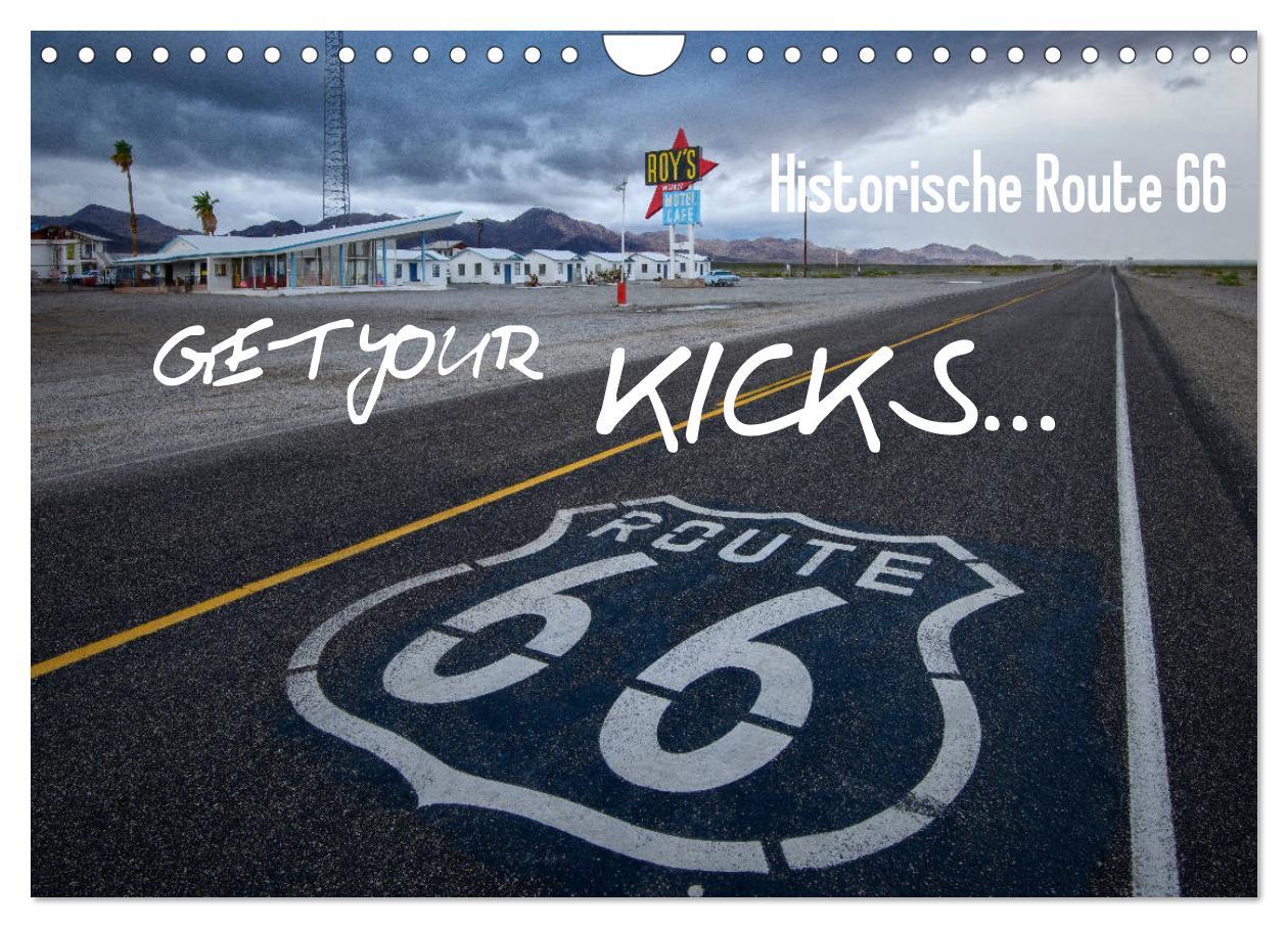 Cover: 9783435109562 | Route 66 (Wandkalender 2025 DIN A4 quer), CALVENDO Monatskalender