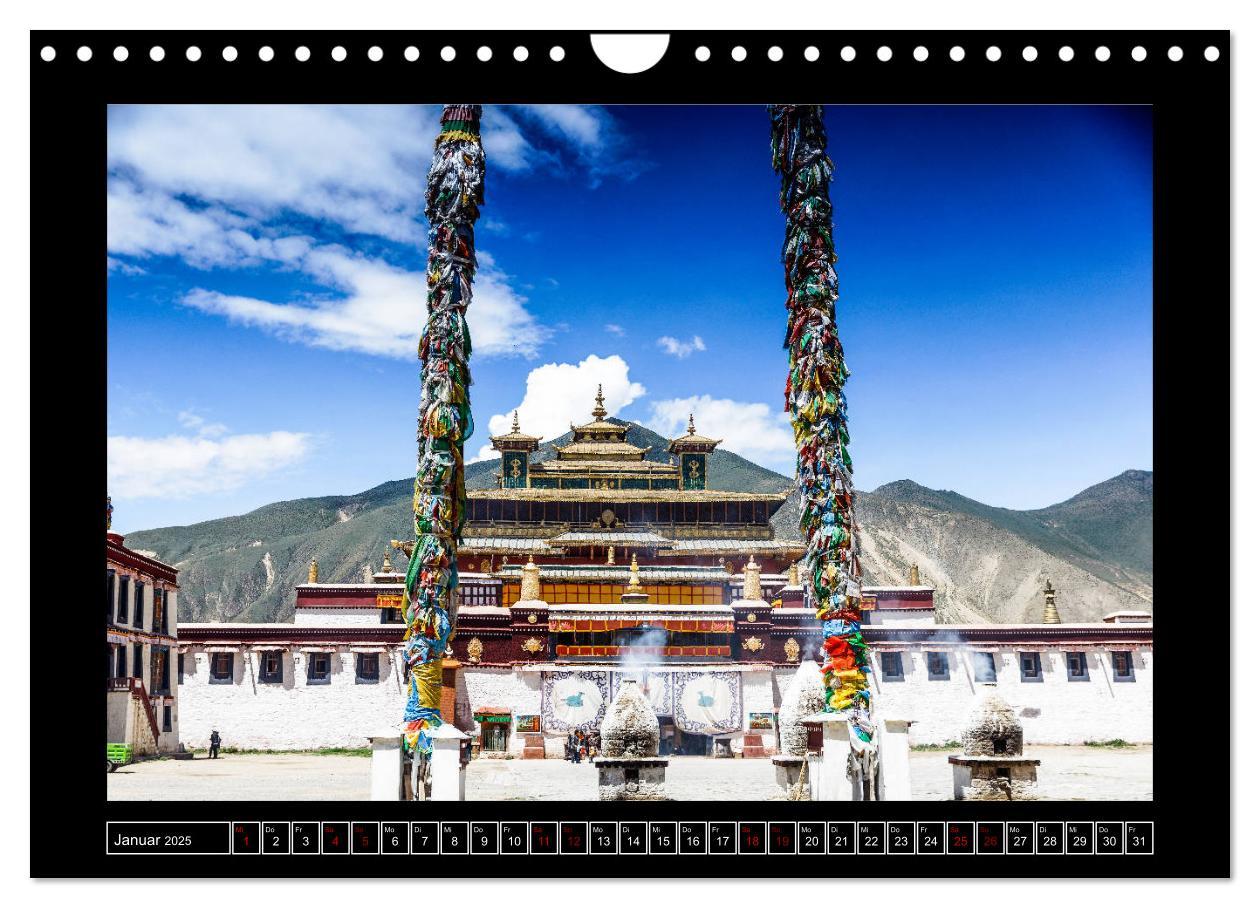 Bild: 9783435352180 | Eine Rundreise durch Tibet (Wandkalender 2025 DIN A4 quer),...