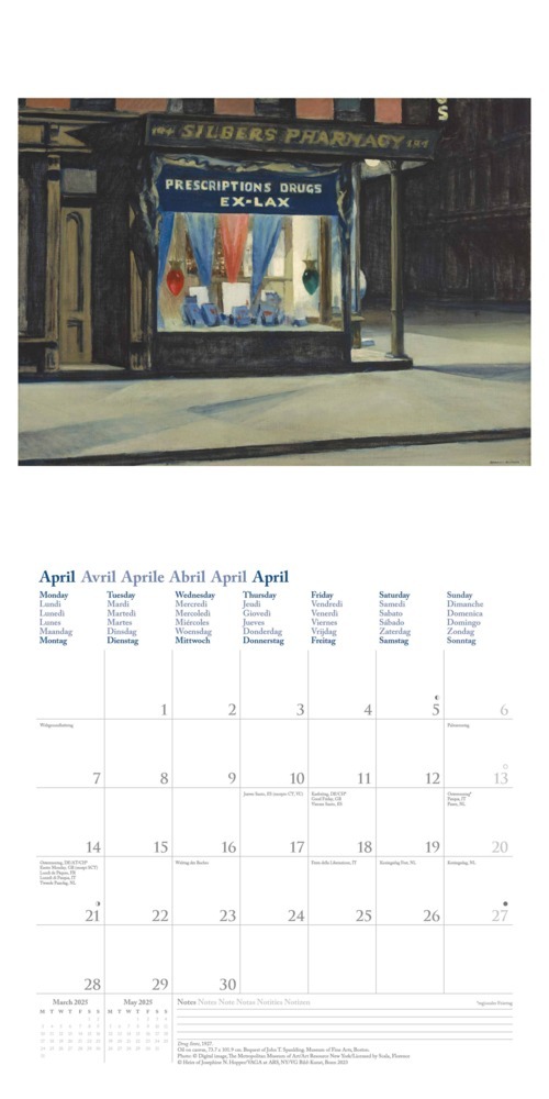 Bild: 4002725987990 | N NEUMANNVERLAGE - Edward Hopper 2025 Broschürenkalender, 30x30cm,...