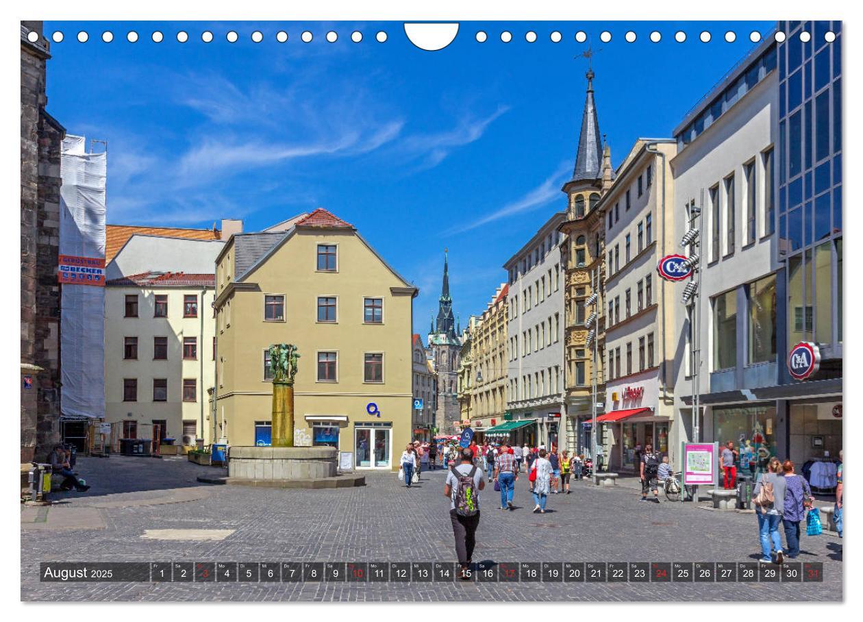 Bild: 9783435230440 | Unterwegs in Halle (Wandkalender 2025 DIN A4 quer), CALVENDO...